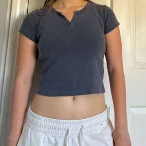 Blue Brandy Melville Shirt